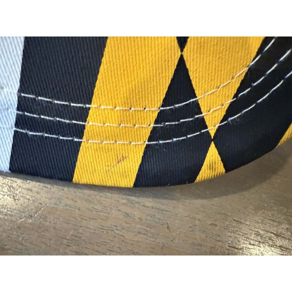 Hat Maryland Snap Back MD Flag Hat Cap CTX Black with Flag on Brim & Hat - Picture 3 of 12